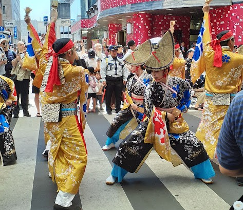 高知よさこい祭り 帯屋町