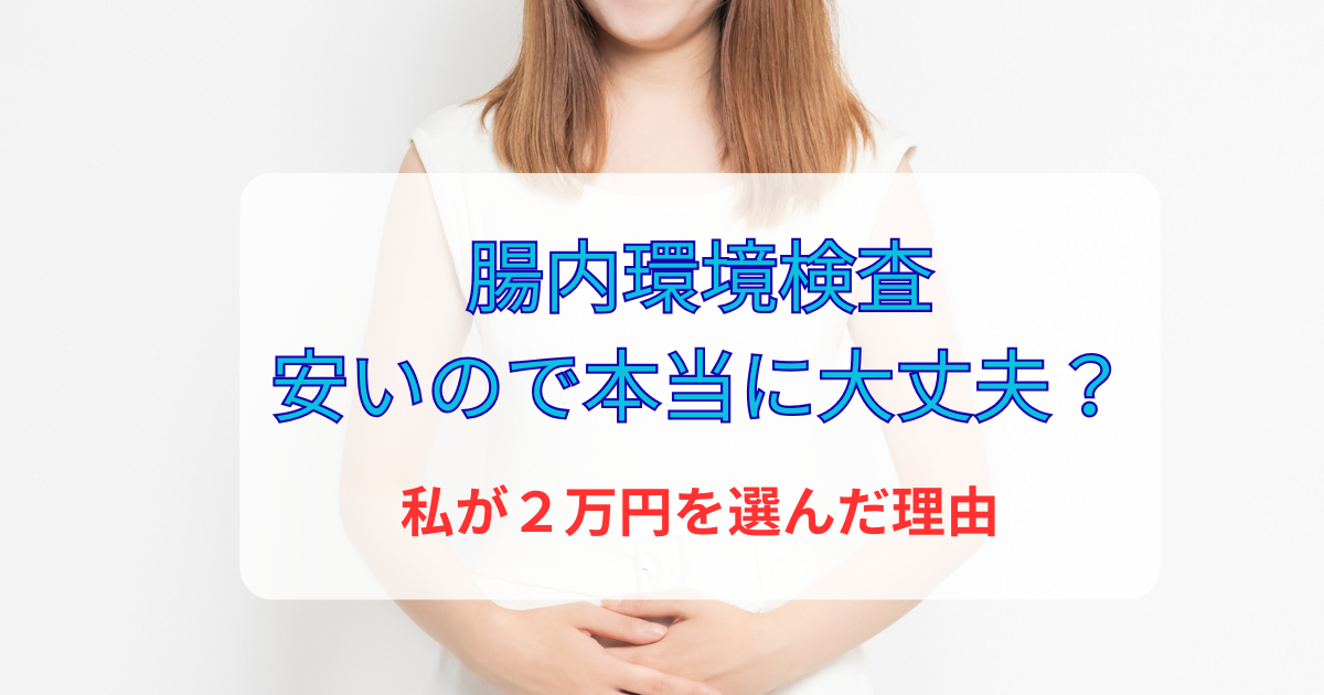 腸内環境検査マイキンソー